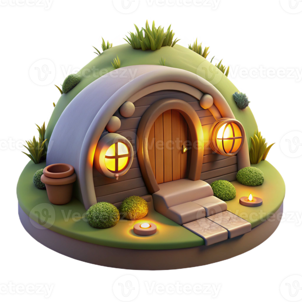 elegant contemporary Whimsical Gingerbread House with Candy genuine png