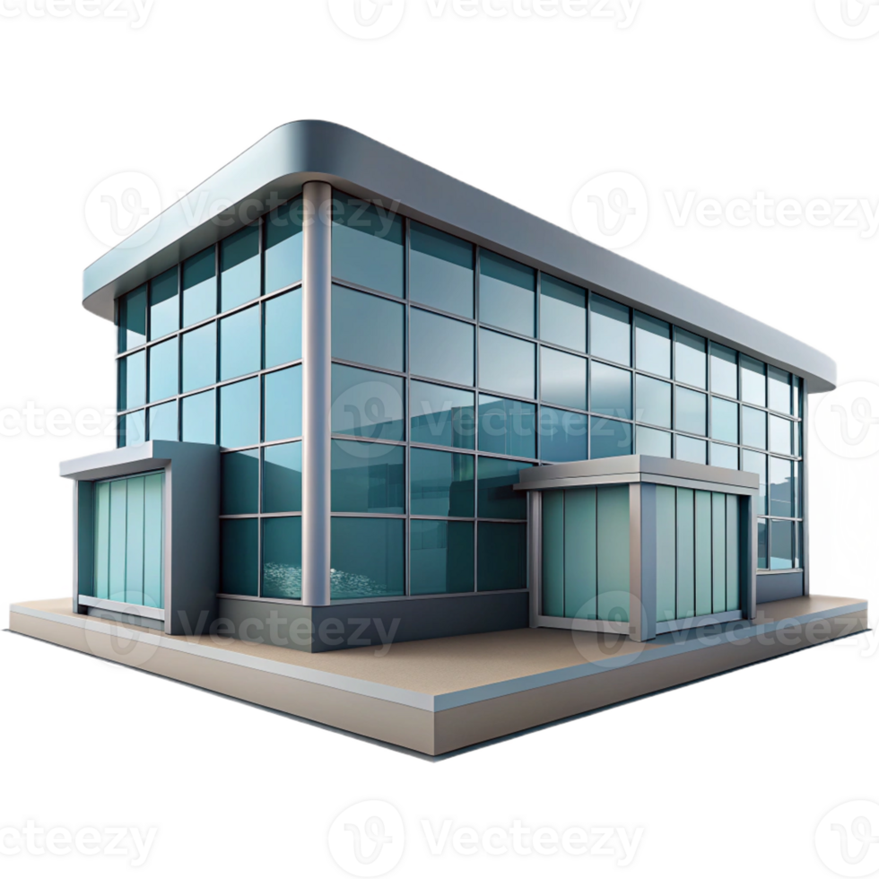magnificent minimalist A Sleek Modern Museum with Large Glass original png