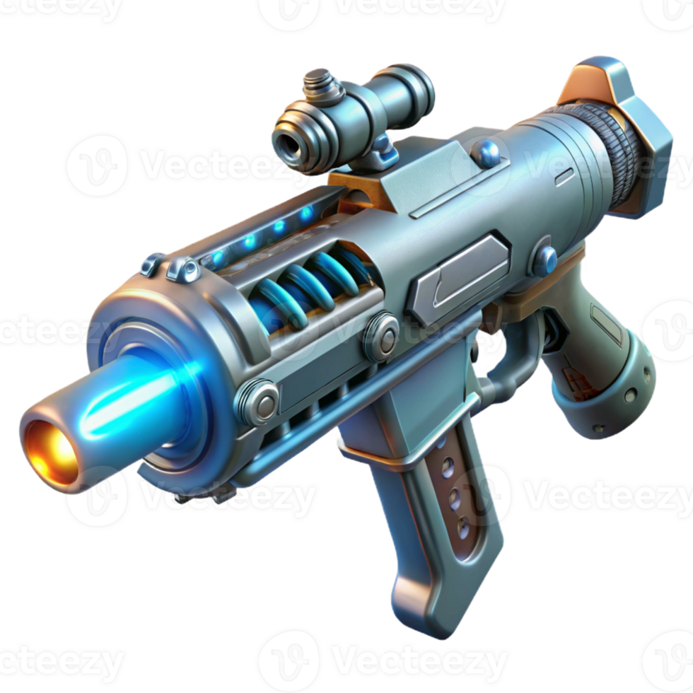 impressive contemporary A Futuristic Weapon with Intricate high quality png