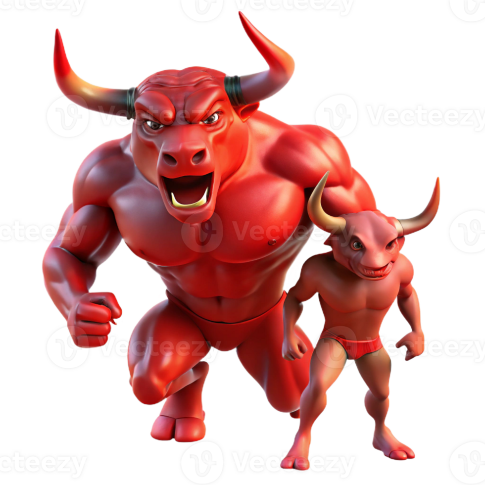 stunning artistic A Fearsome Minotaur with the Head of a original png