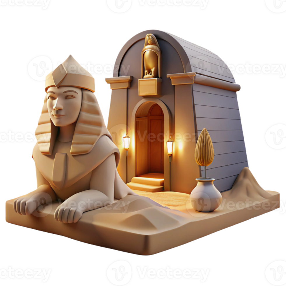 stunning classic wonderful contemporary A Mysterious Sphinx with the Head of a authentic premium png