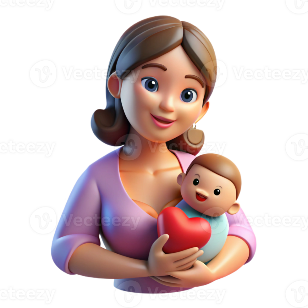 elegant artistic Portrait of a breastfeeding mother, radiating love and connection, lit by natural light, in a nurturing style genuine png