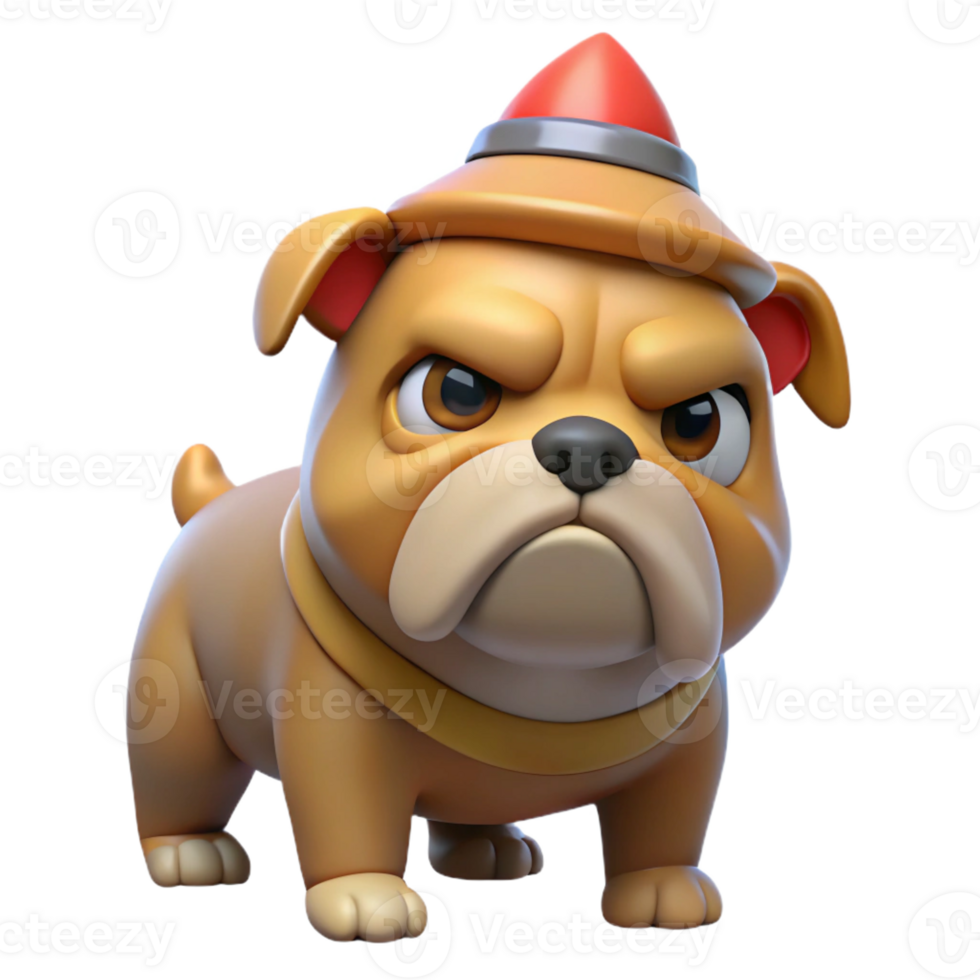 wonderful abstract A Grumpy Looking Bulldog Wearing a Funny original png