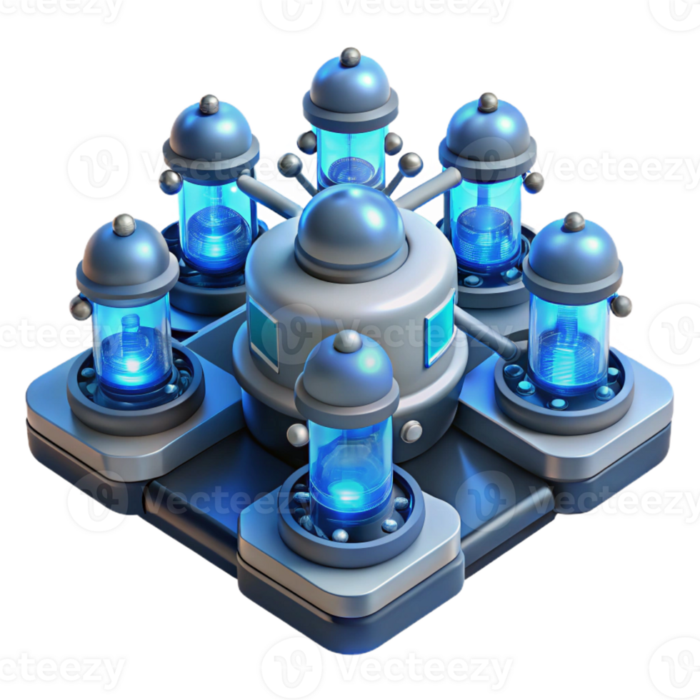 beautiful traditional A Group of Nanobots Assembling a detailed png