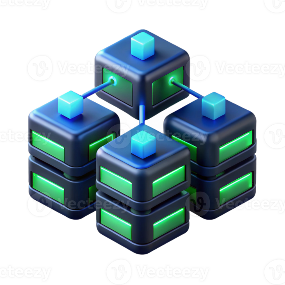 extraordinary vintage A Network of Interconnected Servers exclusive png