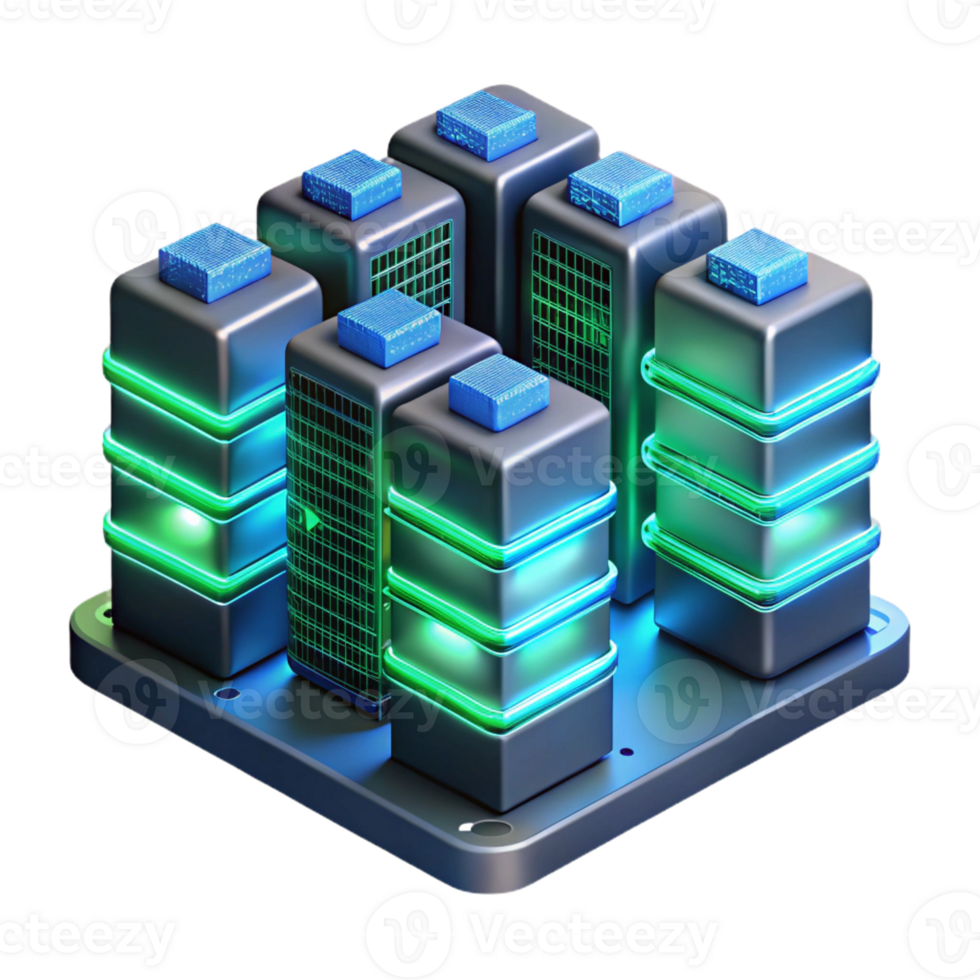 wonderful traditional A Futuristic Data Center Filled with Rows authentic png