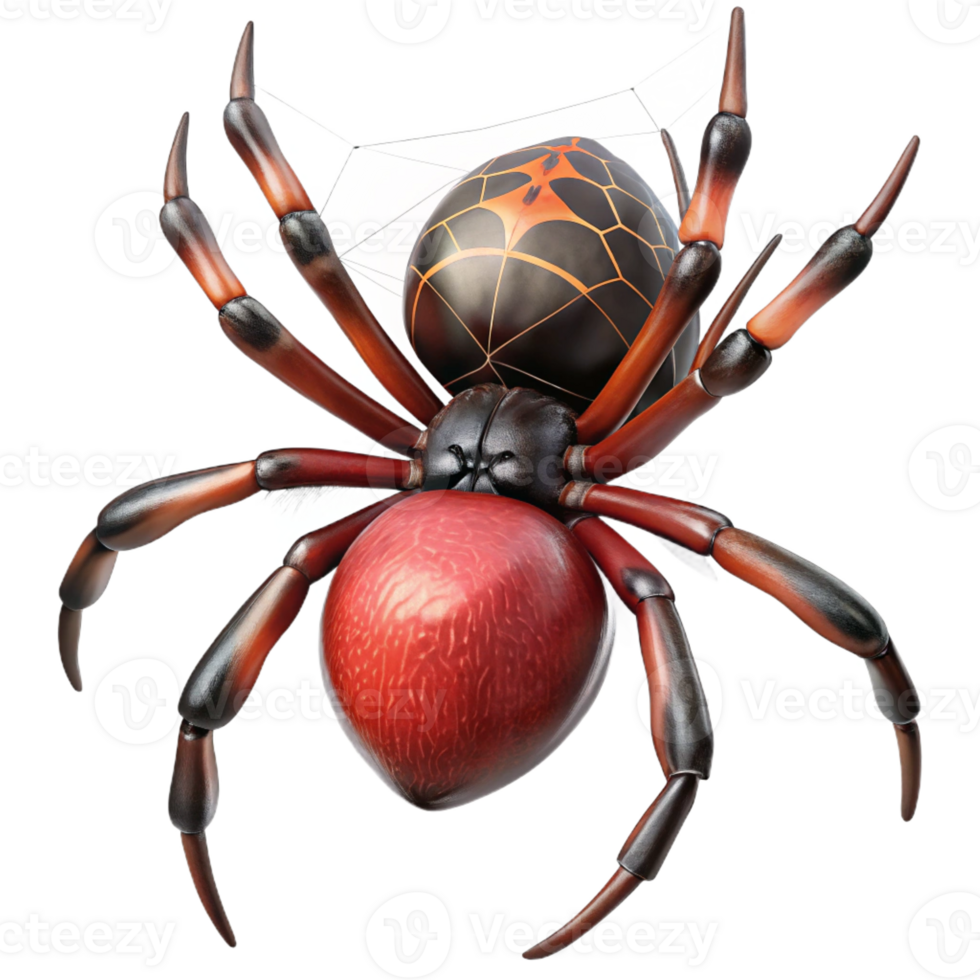 stunning vintage A Spider Spinning Its Web Intricate premium png