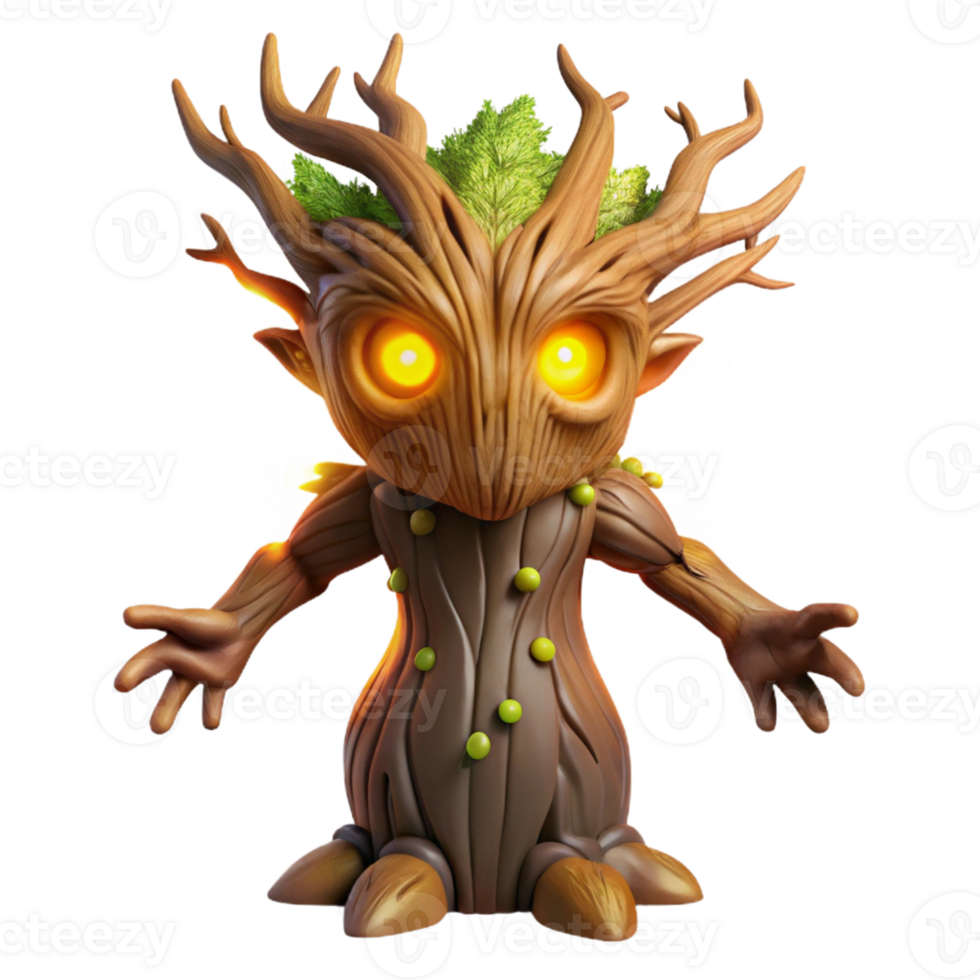 magnificent vintage A Powerful Ancient Tree Spirit with original png