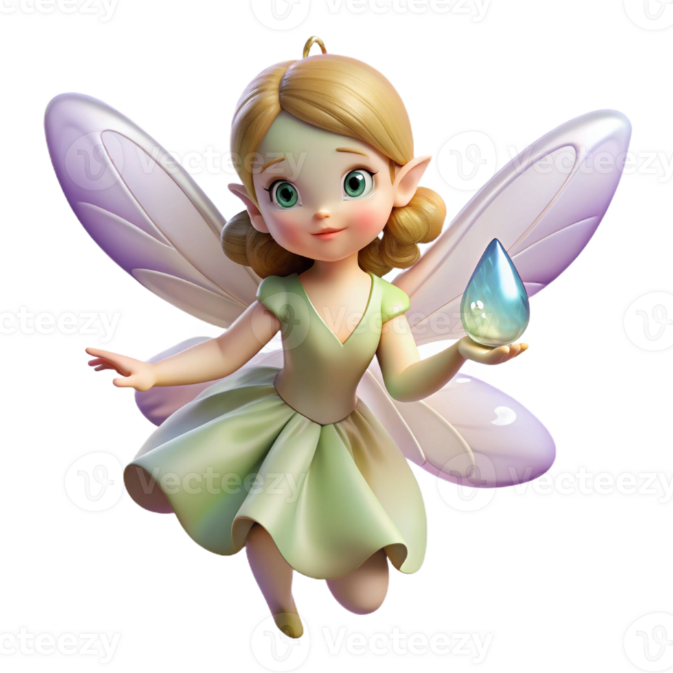 dramatic artistic A Delicate Fairy with Gossamer Wings authentic png