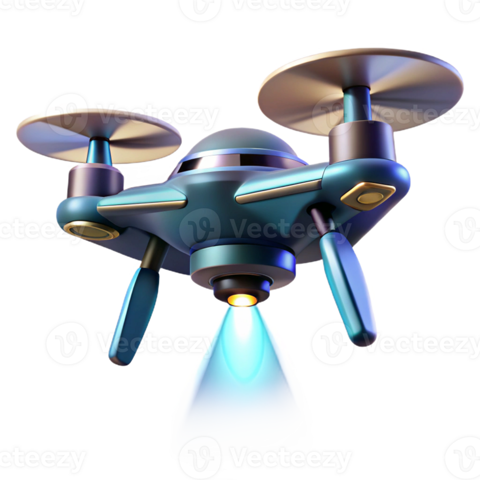 impressive contemporary A Futuristic Drone with Sleek professional png