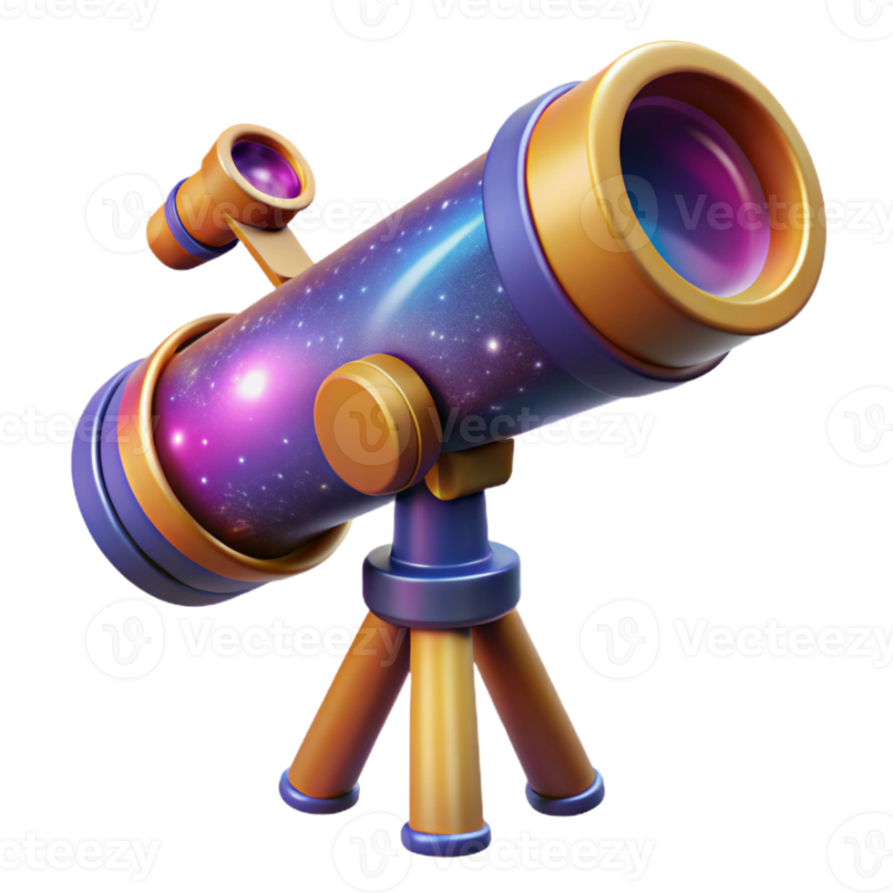 elegant abstract A Telescope Observing a Distant Nebula genuine png