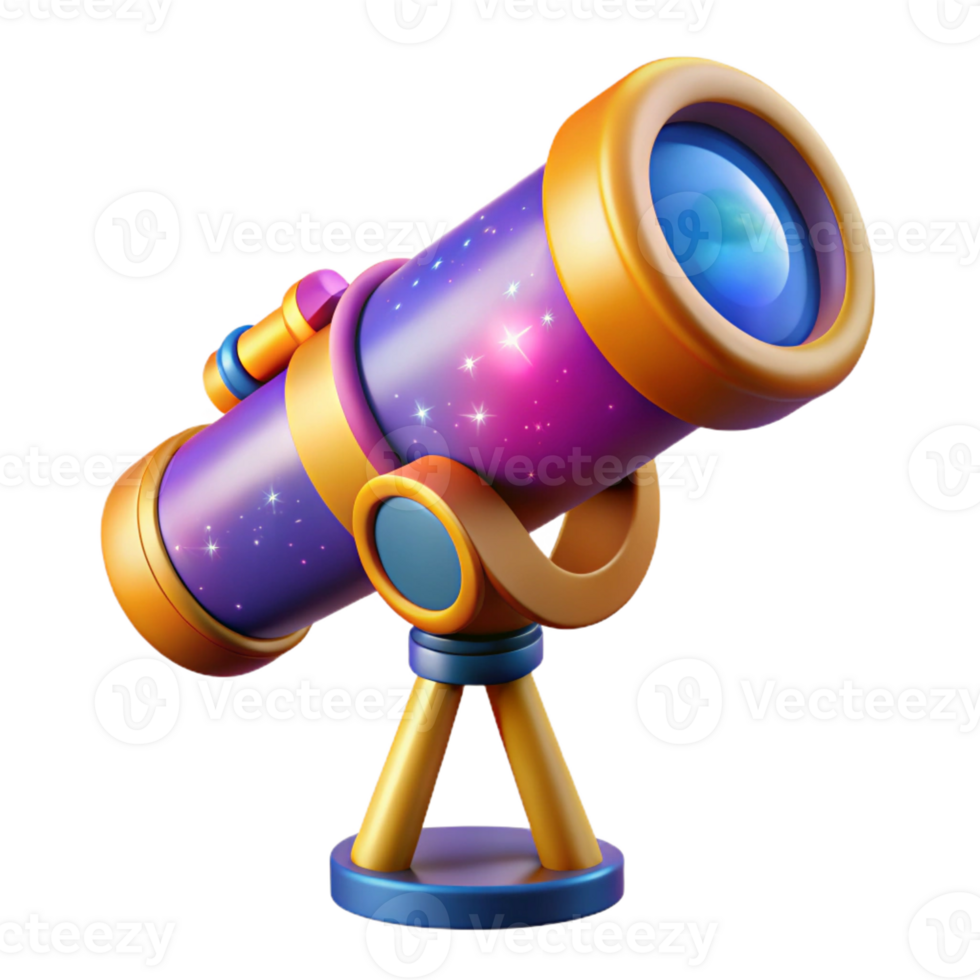 stunning artistic A Telescope Observing a Distant Nebula detailed png