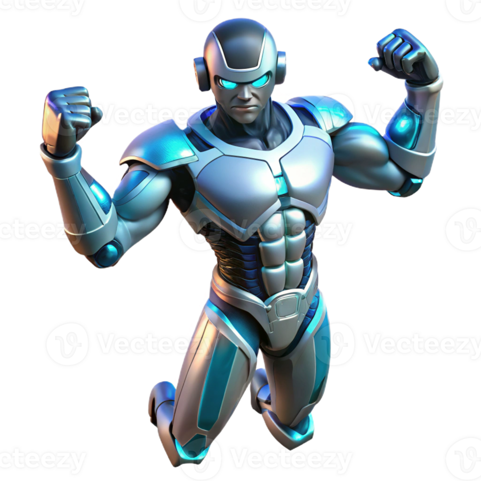 dramatic classic A Futuristic Exoskeleton Enhancing Human original png