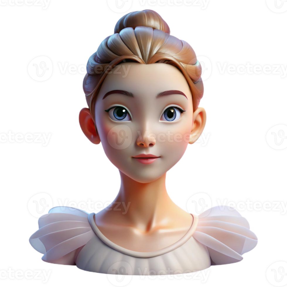 impressive minimalist Portrait of a Graceful Ballerina with premium png