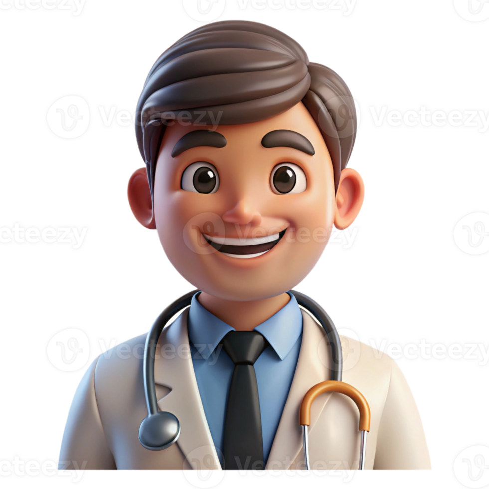 magnificent rustic Portrait of a Kind Hearted Doctor with a 4K png