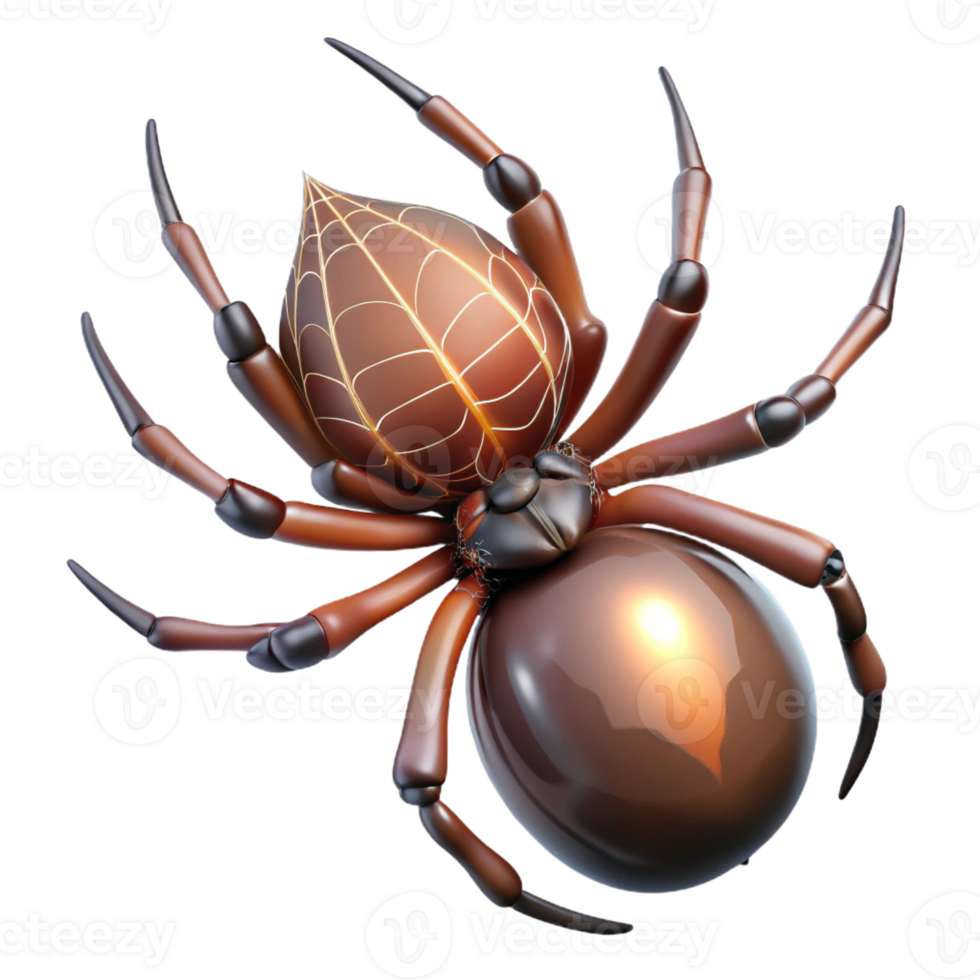 stunning artistic A Spider Spinning a Web Intricate premium png