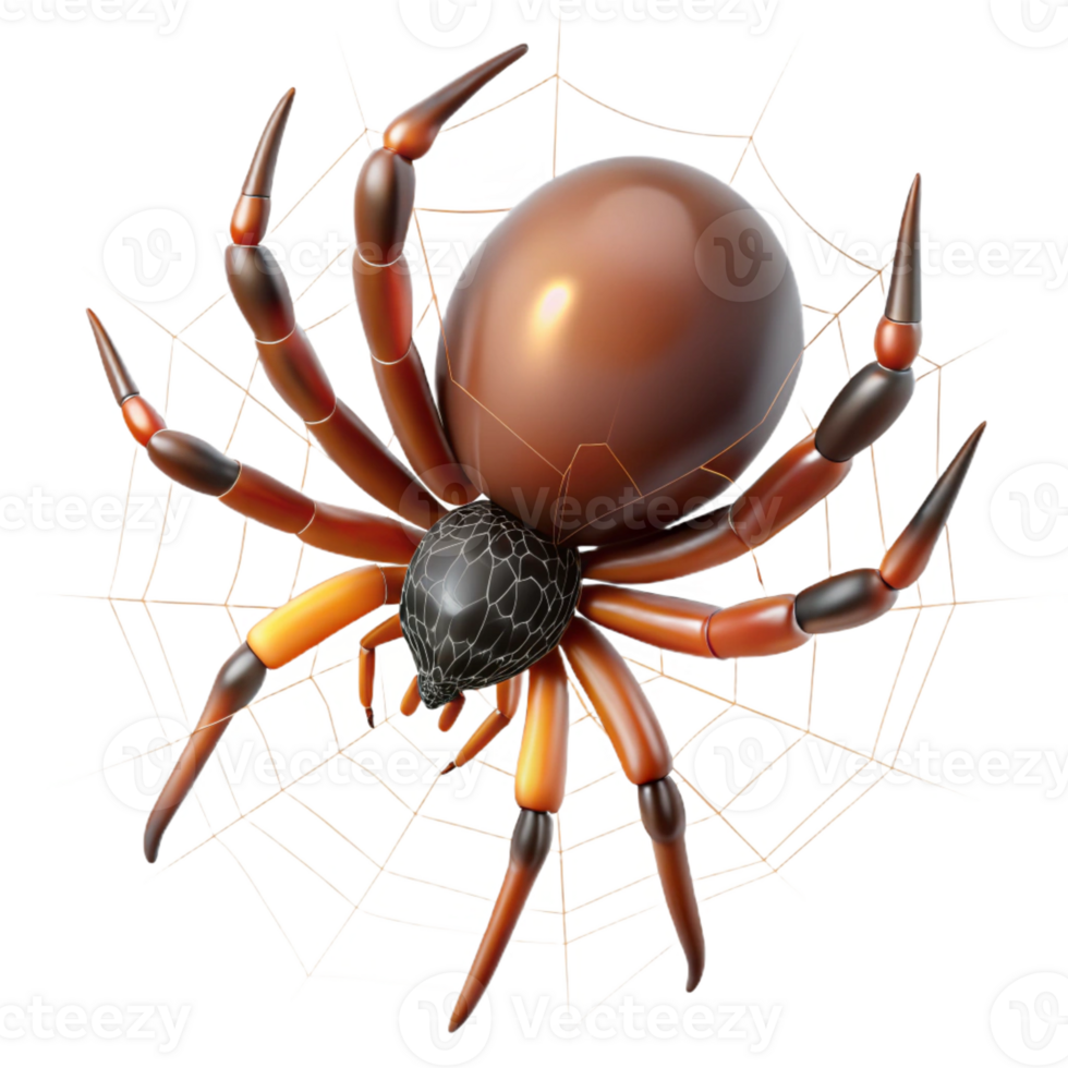 elegant traditional A Spider Spinning a Web Intricate high quality png