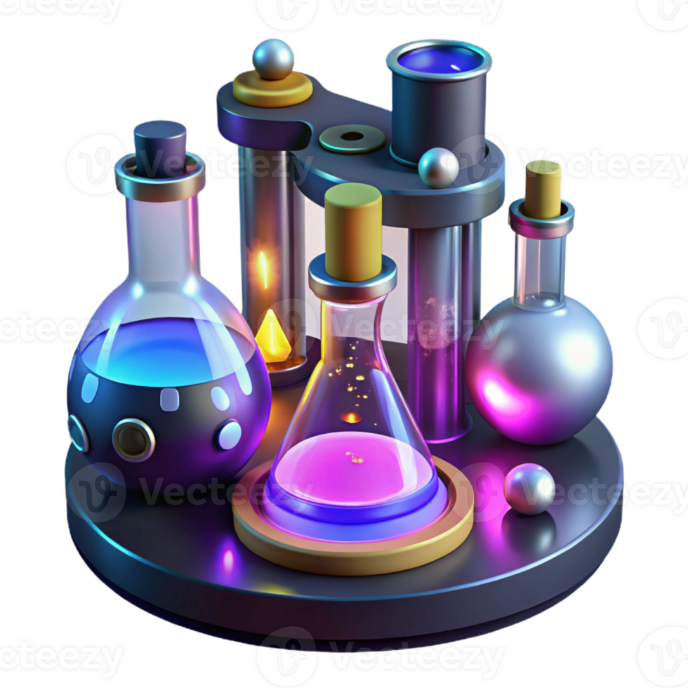 impressive classic A Futuristic Laboratory Filled with genuine png