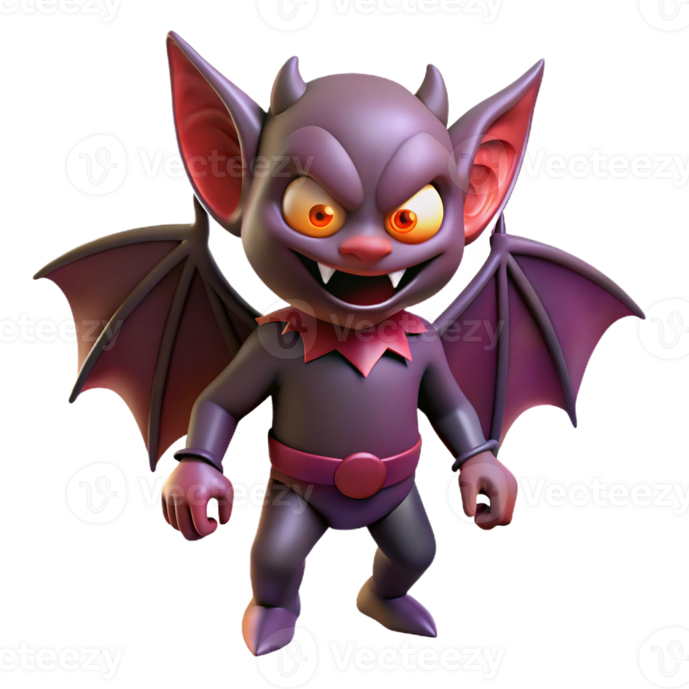 wonderful traditional A Cunning Imp with Bat Like Wings and a authentic png