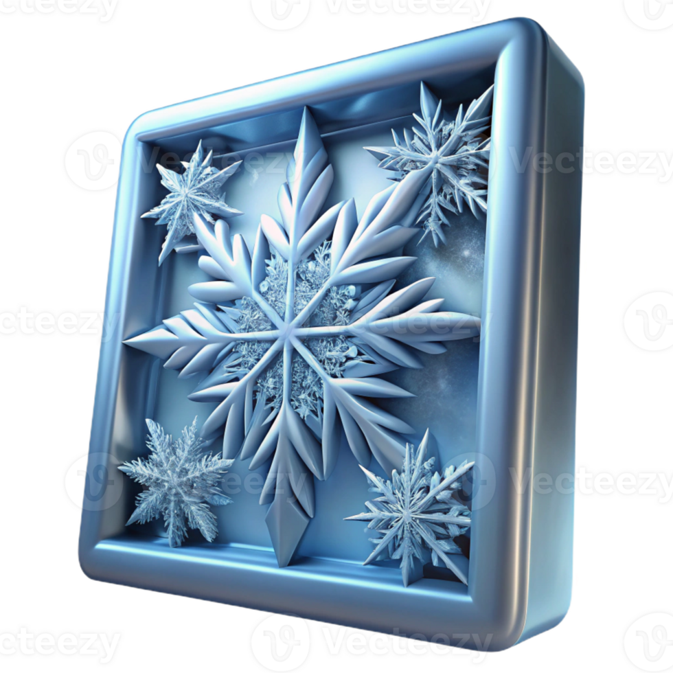 impressive modern A Close Up of Frost Crystals on a premium png