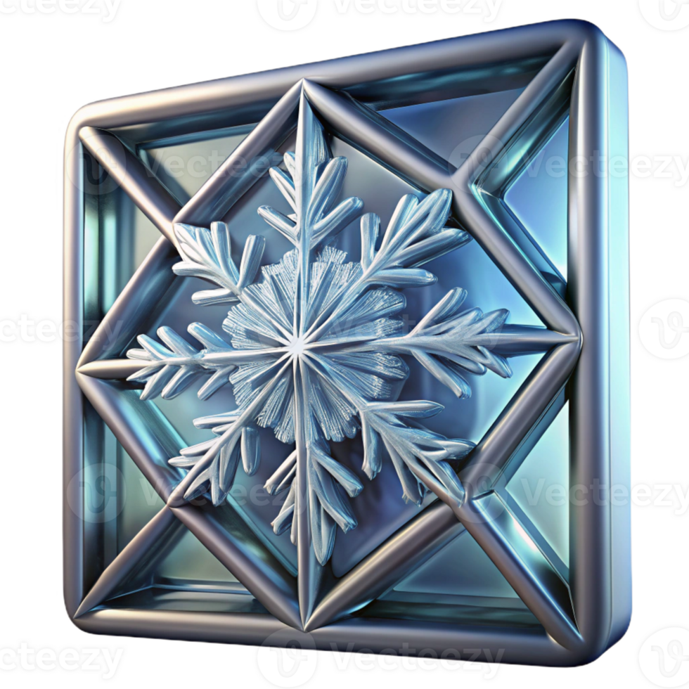 beautiful vintage A Close Up of Frost Crystals on a high resolution png