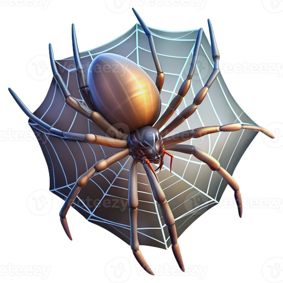 beautiful artistic A Spider Spinning a Web in the Early exclusive png