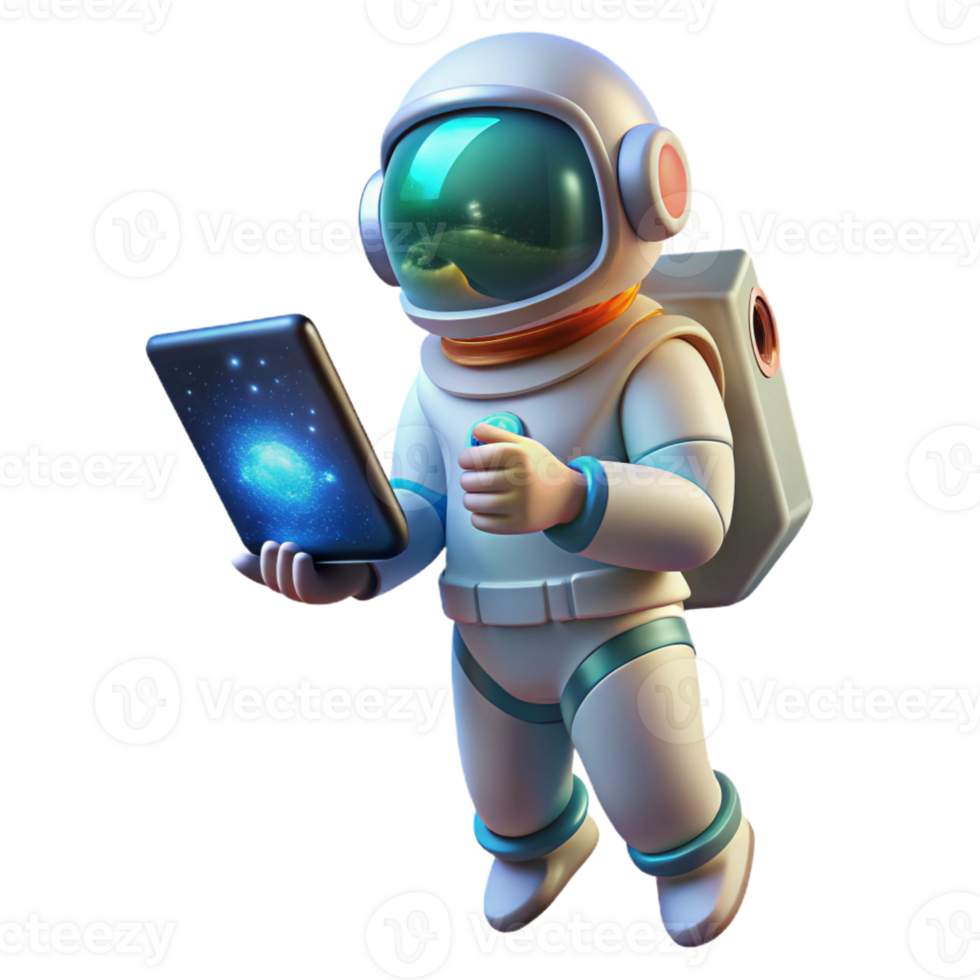 magnificent minimalist A Lone Astronaut Floating in Space detailed png