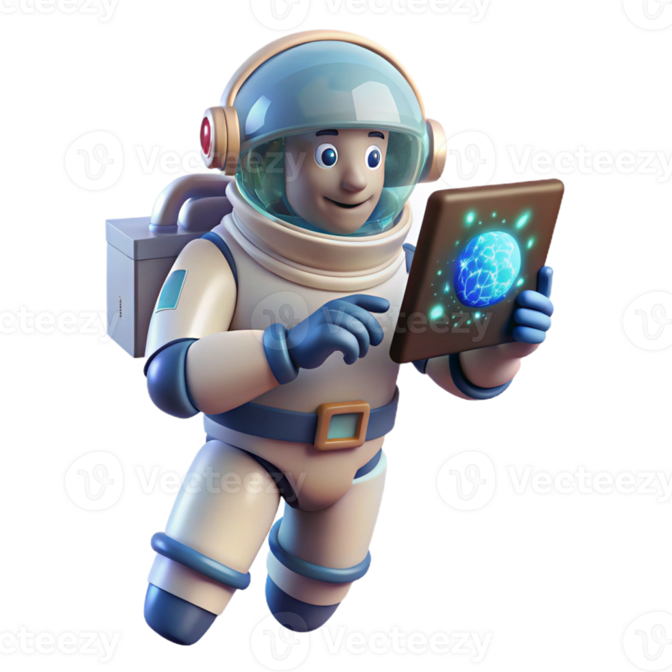 serene classic A Lone Astronaut Floating in Space original png
