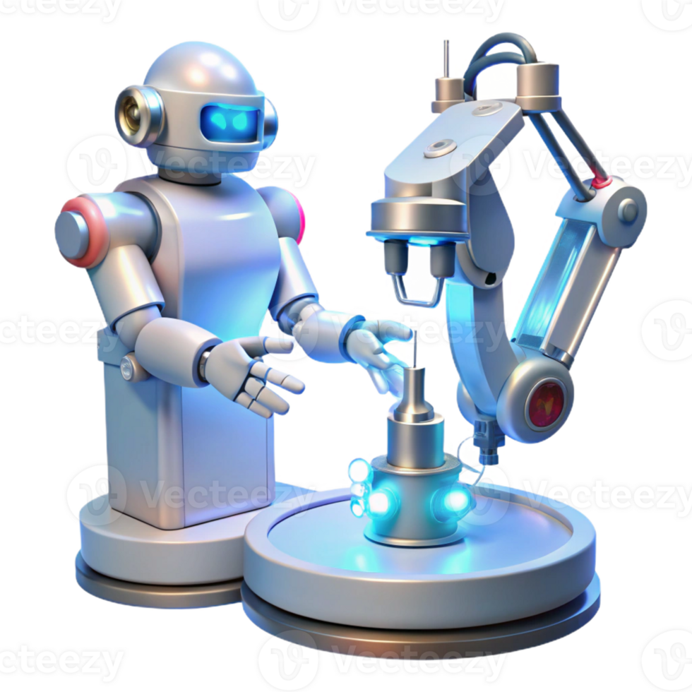 extraordinary modern A Futuristic Surgical Robot Performing a genuine png