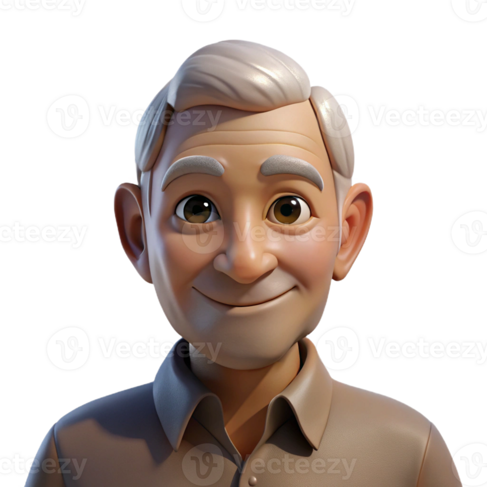 stunning classic Portrait of an Elderly Man with Deep professional png