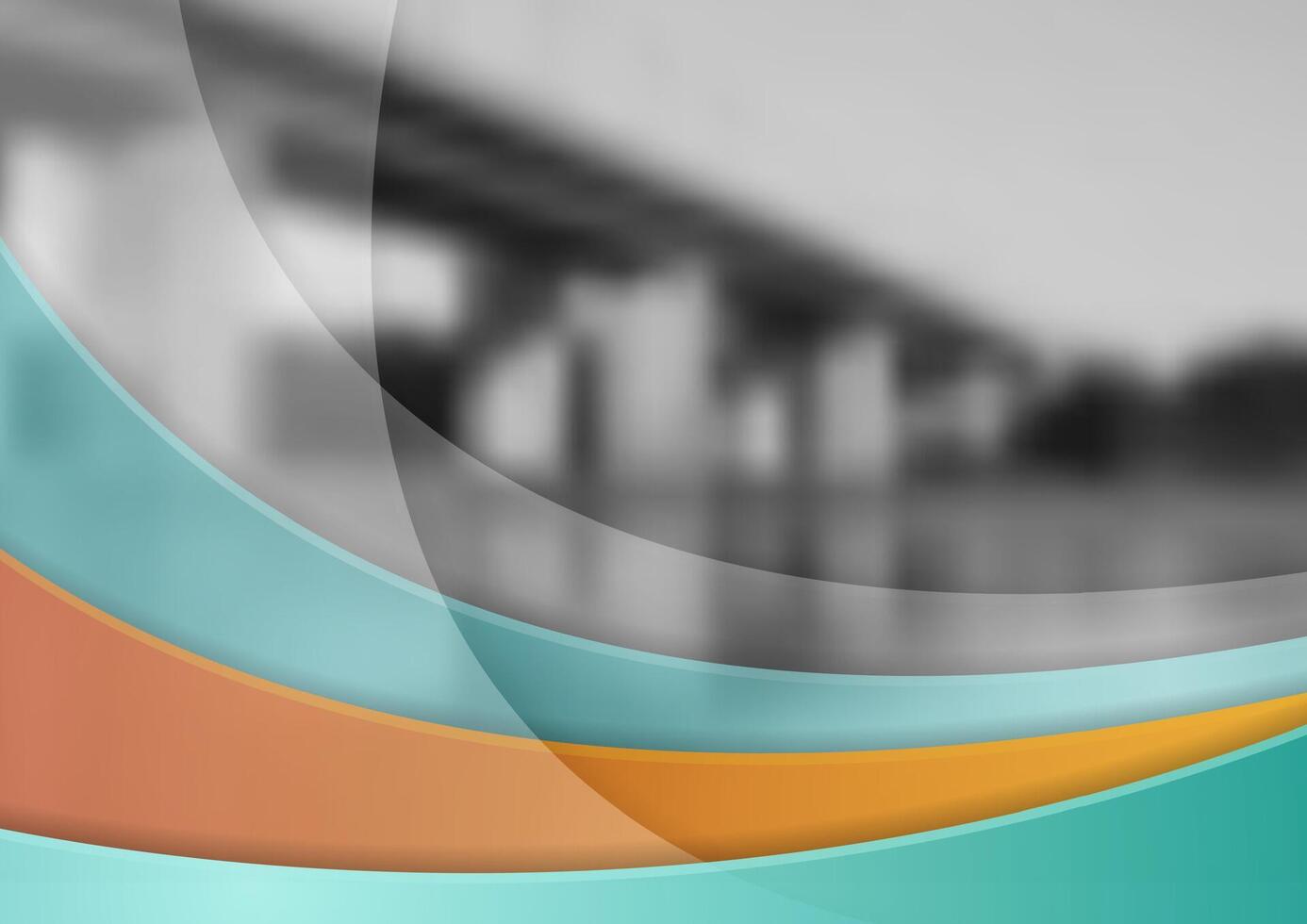 Abstract corporate wavy brochure booklet vector