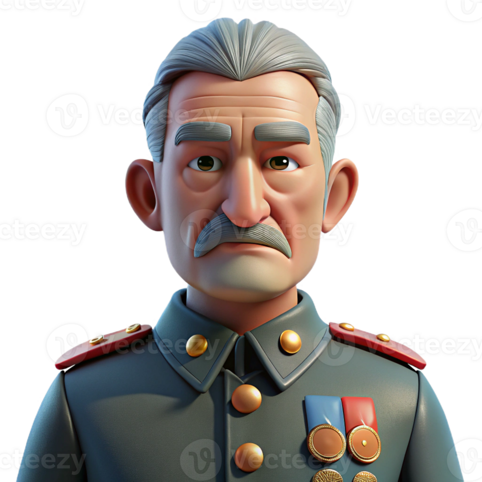 extraordinary rustic Portrait of an Elderly Man with a Stern 4K png
