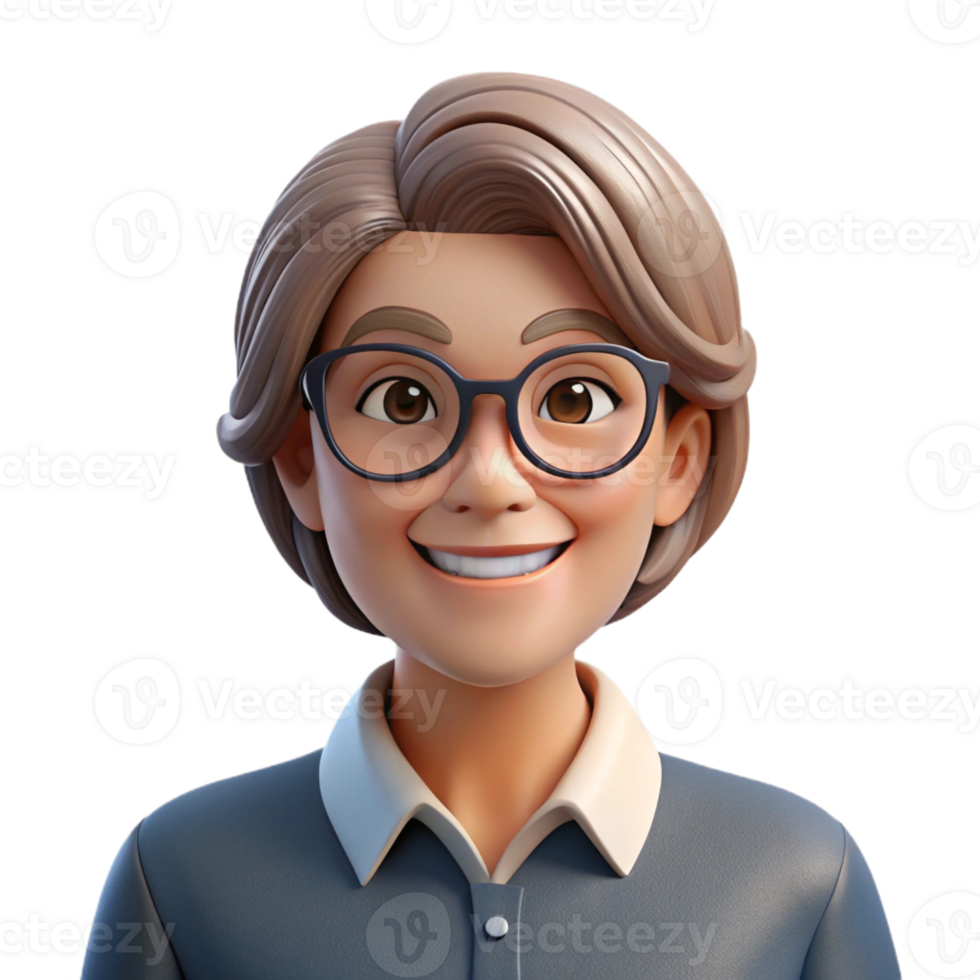 beautiful creative Portrait of a Middle Aged Woman with a genuine png