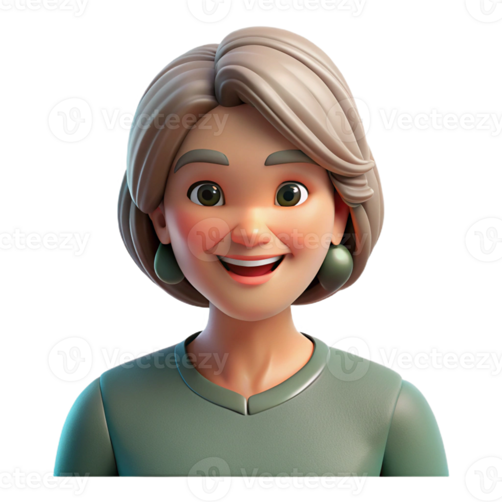wonderful rustic Portrait of a Middle Aged Woman with a genuine png