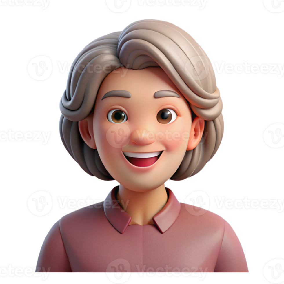 serene rustic Portrait of a Middle Aged Woman with a professional png