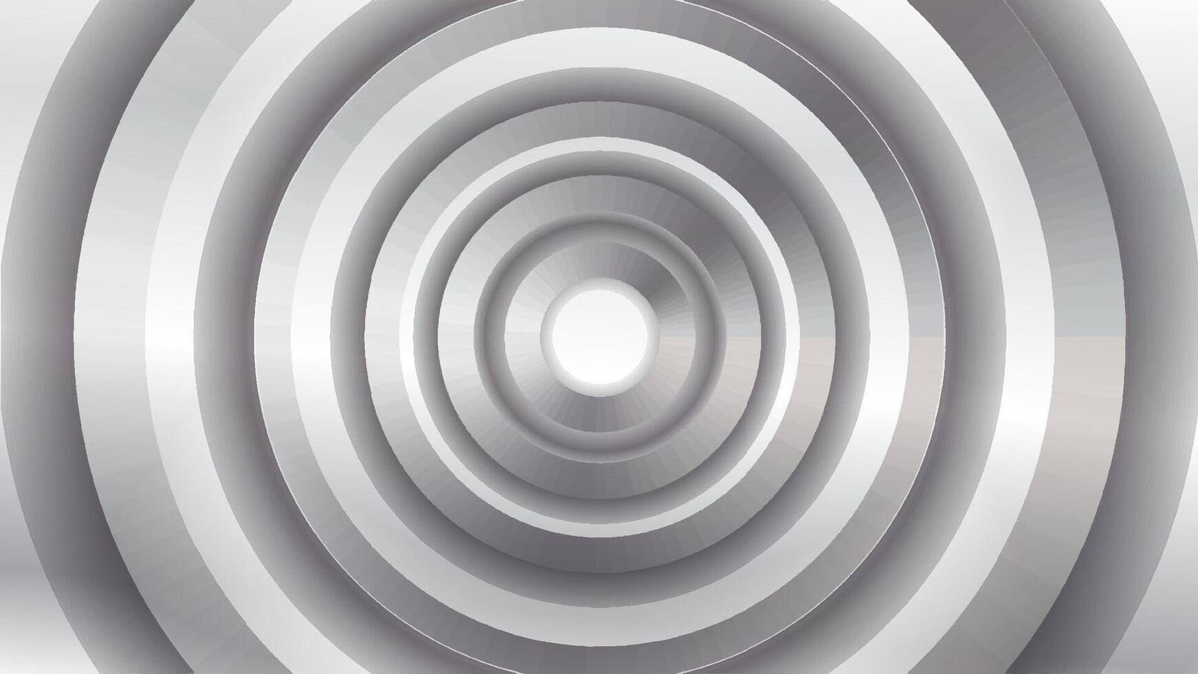 Artistic Gray Circle Tunnel. An artistic abstract background with gray circle tunnels, creating a sense of depth and perspective. Perfect for unique and expressive designs. vector