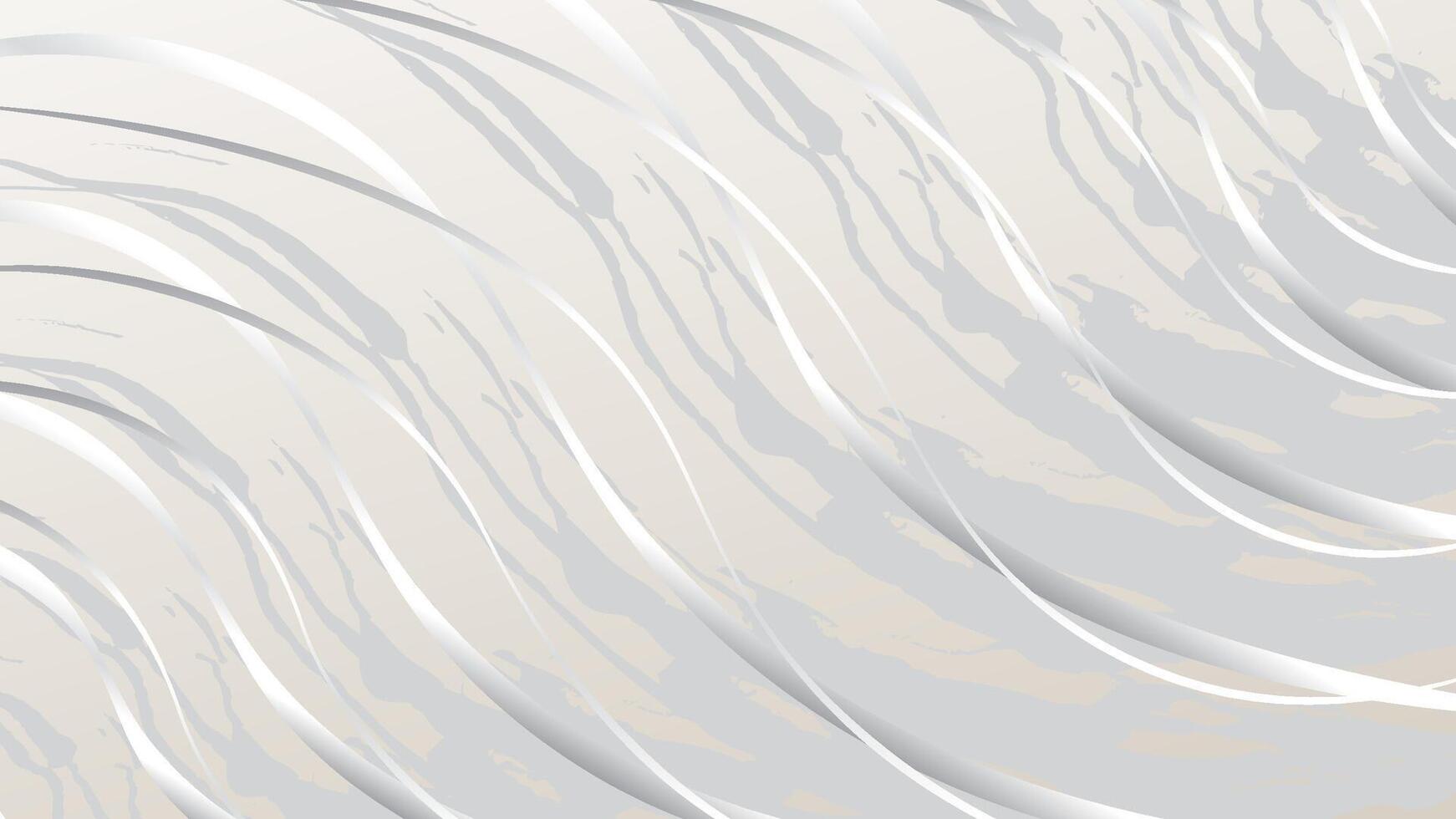 Elegant Flowing Abstract Background in Neutral Tones. A soft and elegant abstract background featuring smooth, flowing curves in neutral tones of beige, white, and gray vector