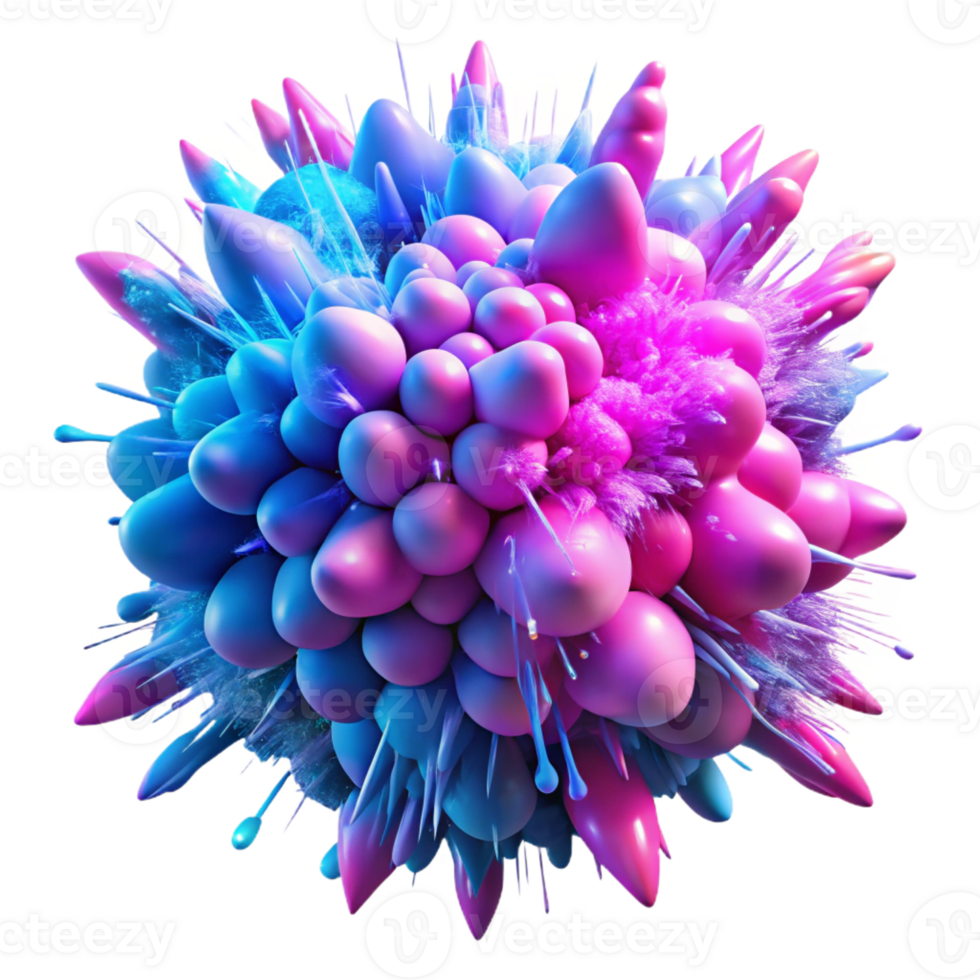 vibrant abstract A Chaotic Explosion of Vibrant Neon Pink genuine png
