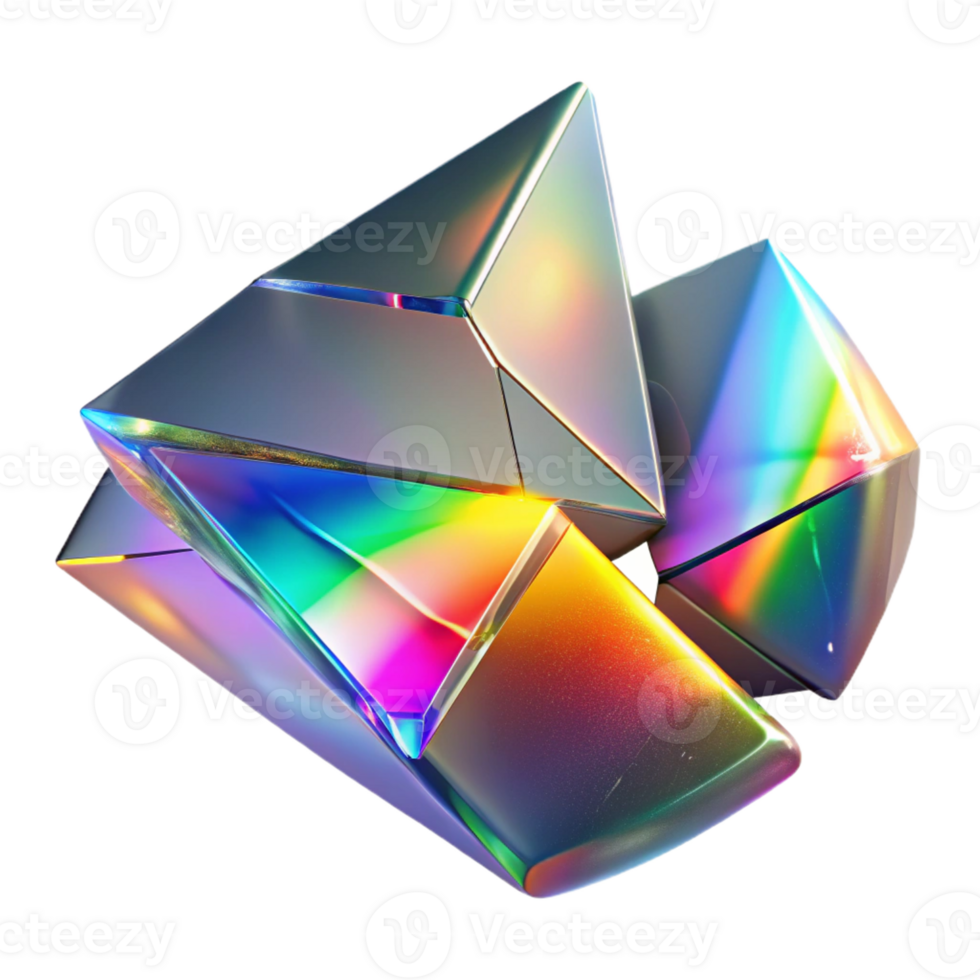 beautiful rustic Fractured Shards of Glass Refracting a exclusive png