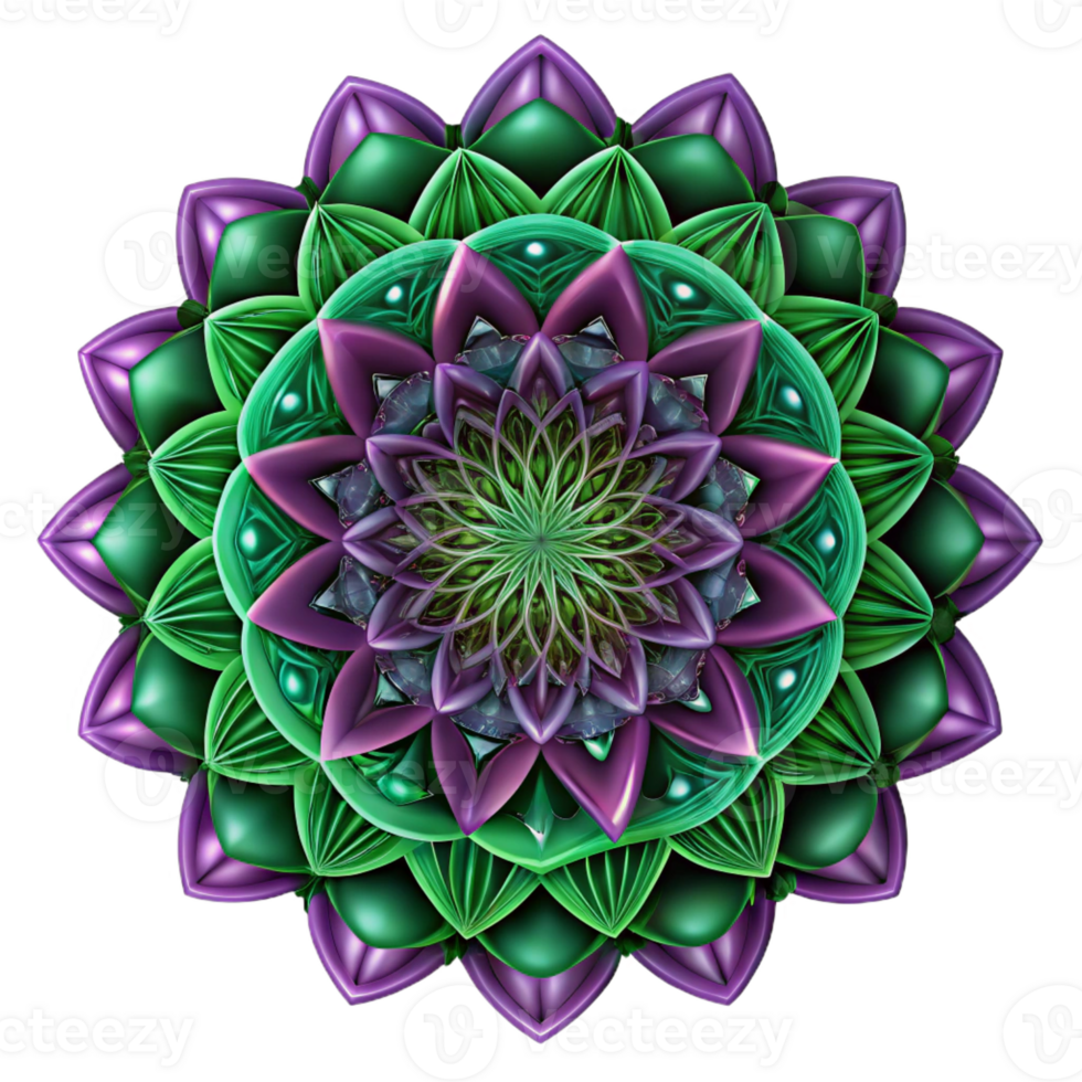 dramatic modern A Complex Fractal Pattern in Shades of premium png
