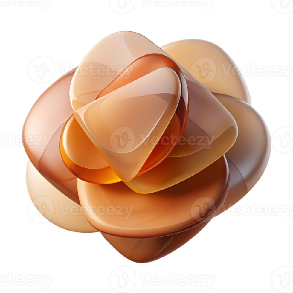 serene artistic A Dynamic Abstract Composition of detailed png