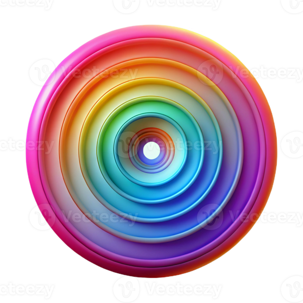 extraordinary abstract A Series of Concentric Circles Radiating detailed png