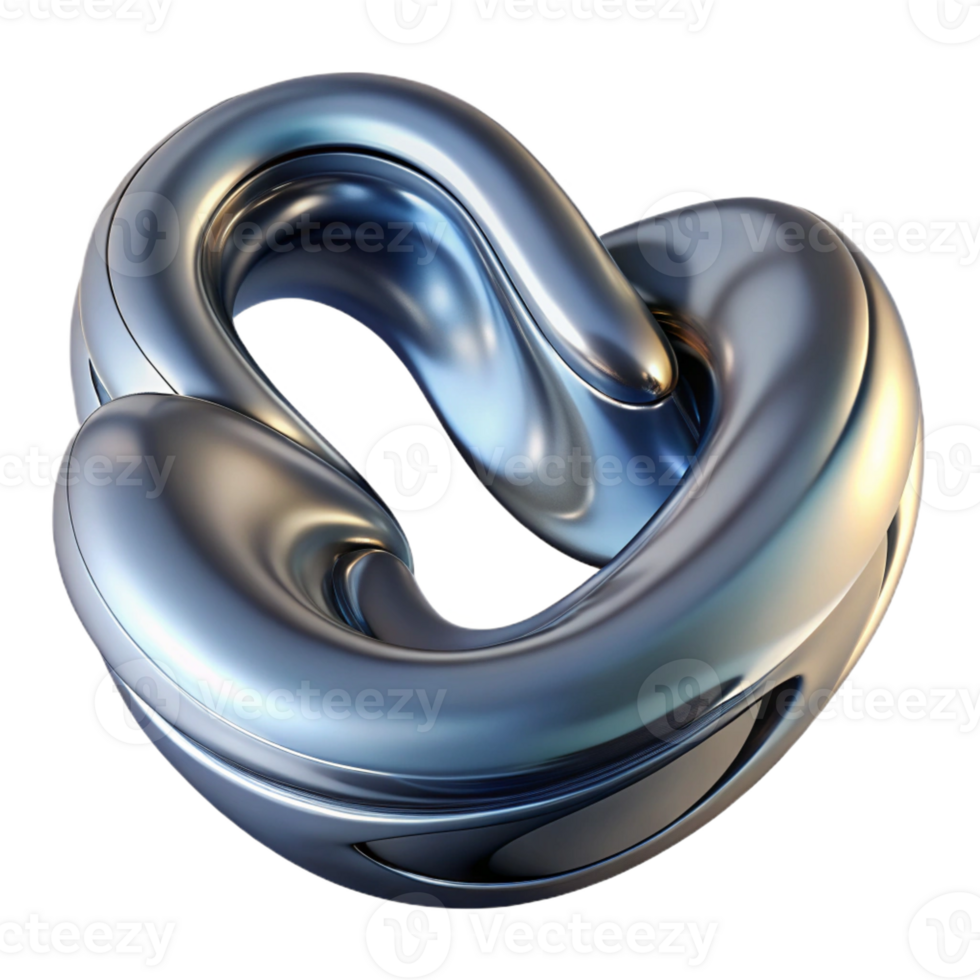 serene vintage A Flowing Liquid Metal Form Morphing genuine png