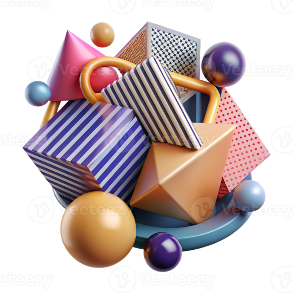 wonderful classic A Dynamic Abstract Composition of 4K png