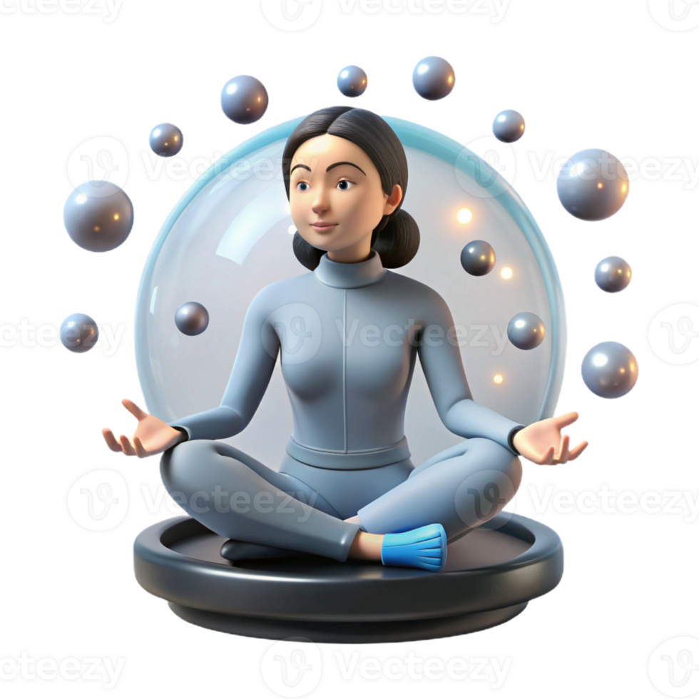 beautiful rustic A Young Woman with Cybernetic Implants detailed png