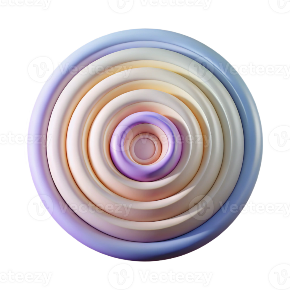 magnificent creative A Series of Concentric Circles Radiating high quality png