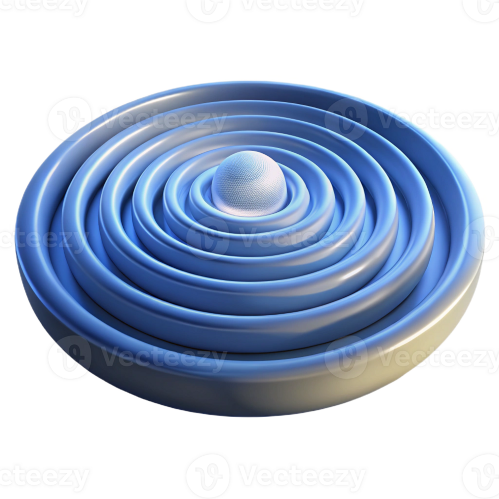 magnificent creative A Series of Concentric Circles of original png
