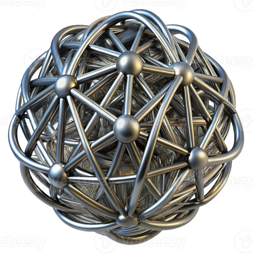 extraordinary traditional A Complex Network of Interwoven Metallic exclusive png
