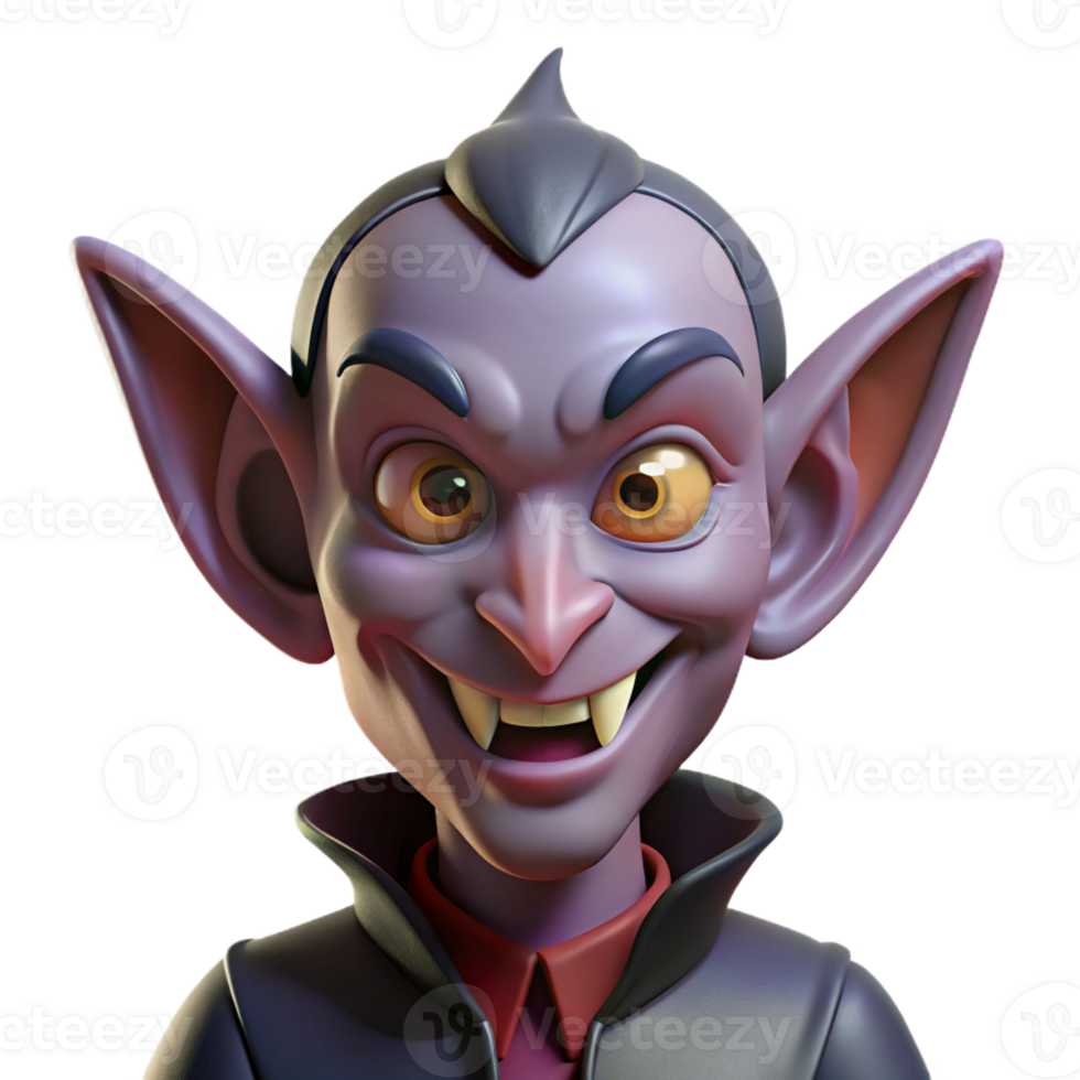 elegant rustic A Mischievous Imp with Pointed Ears and a high resolution png