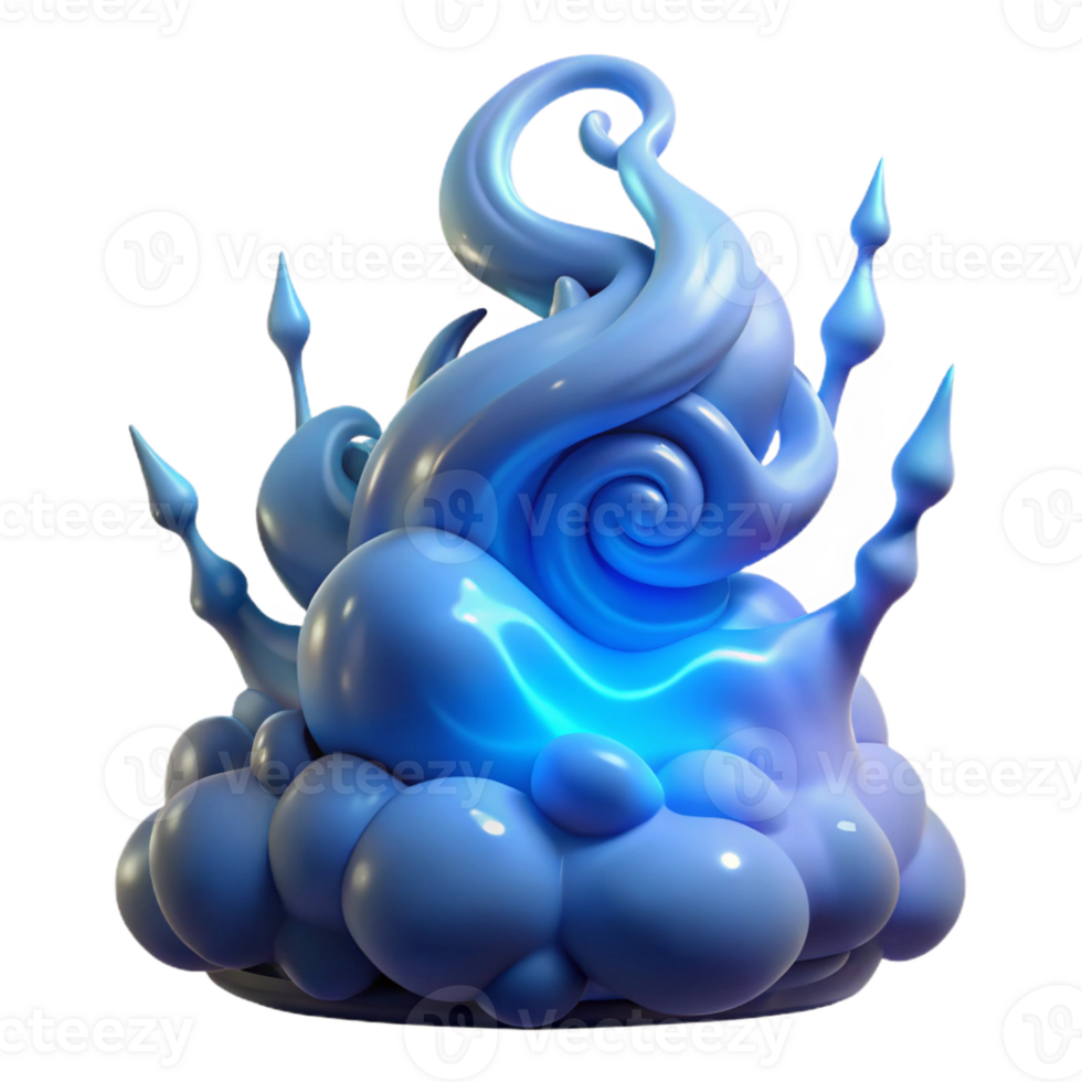 stunning traditional A Powerful Elemental Spirit Made of premium png